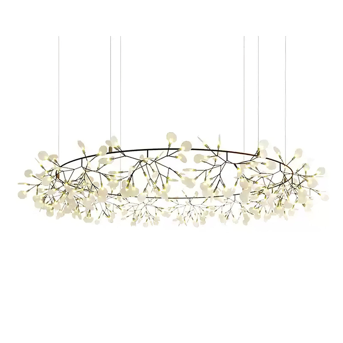 Kronleuchter Schwarze LED-Kronleuchte Firefly