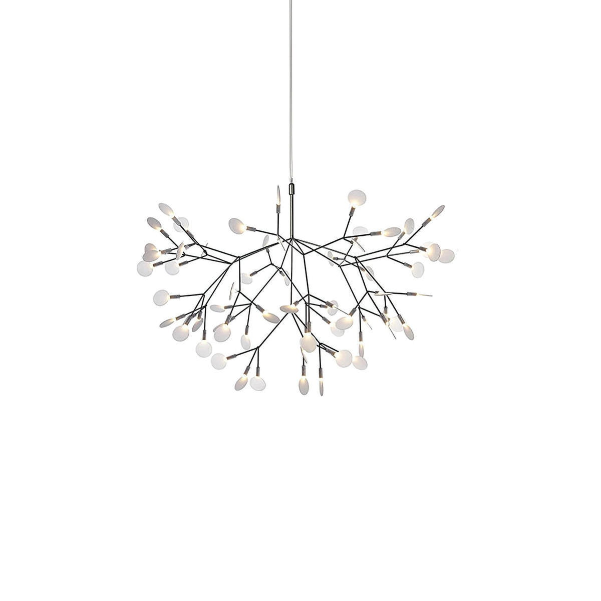 Kronleuchter Schwarze LED-Kronleuchte Firefly