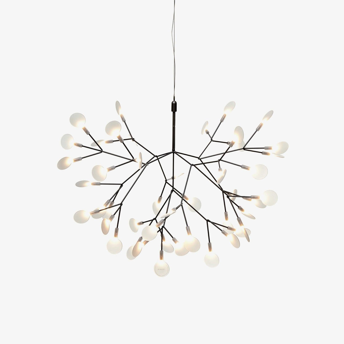 Kronleuchter Schwarze LED-Kronleuchte Firefly