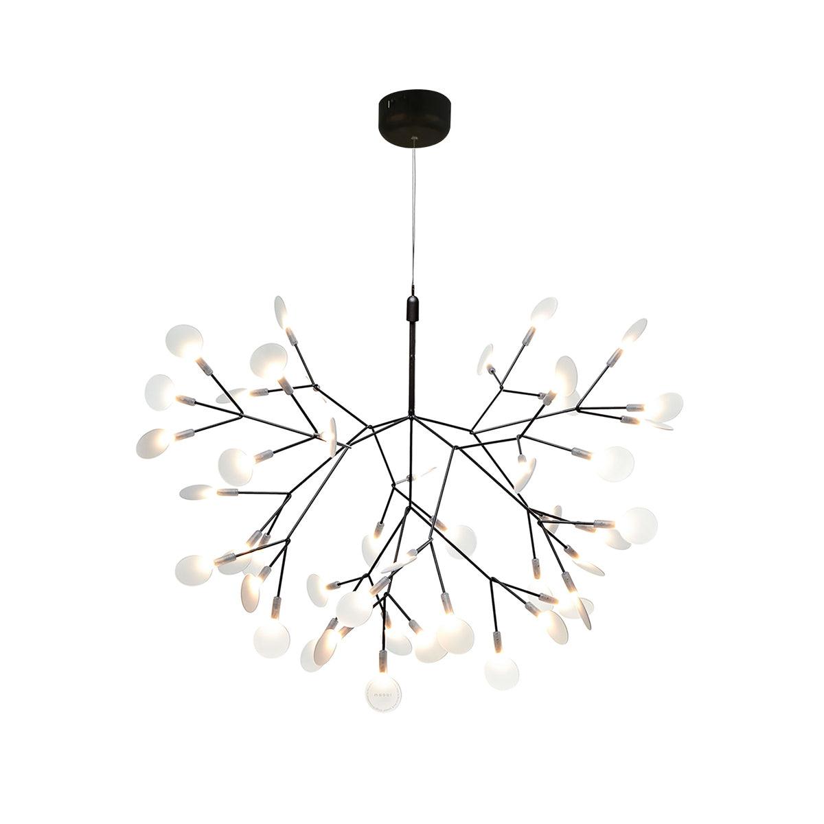 Kronleuchter Schwarze LED-Kronleuchte Firefly