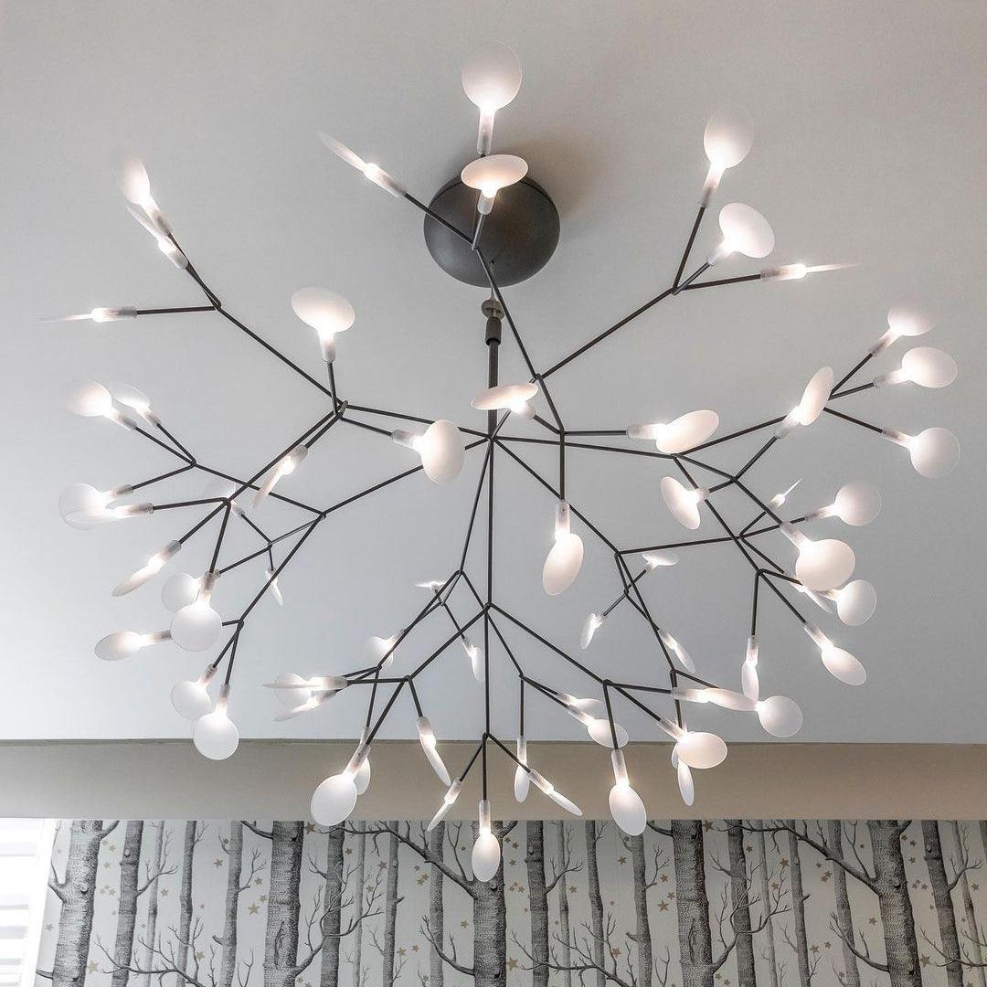 Kronleuchter Schwarze LED-Kronleuchte Firefly
