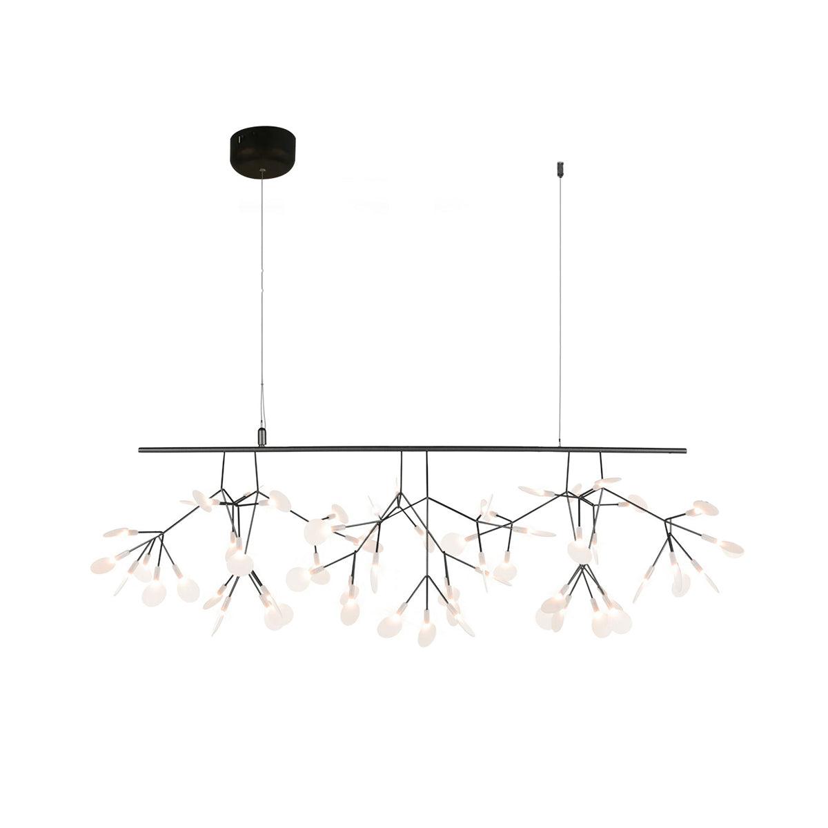 Kronleuchter Schwarze LED-Kronleuchte Firefly