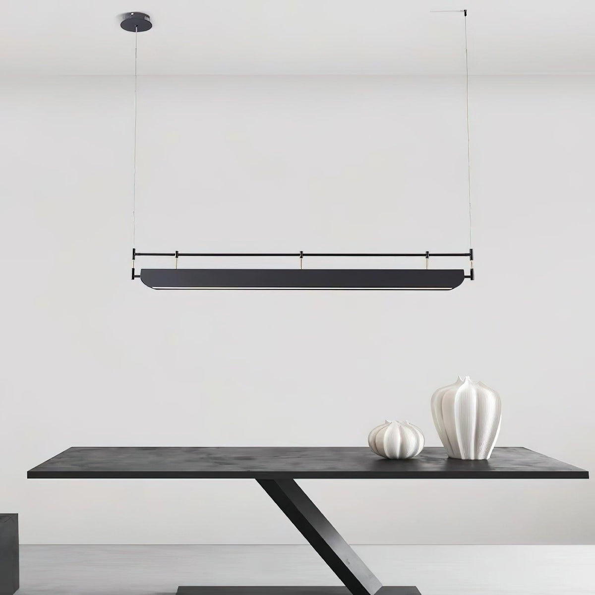 Terianora Kronleuchter Schwarz Dach LED