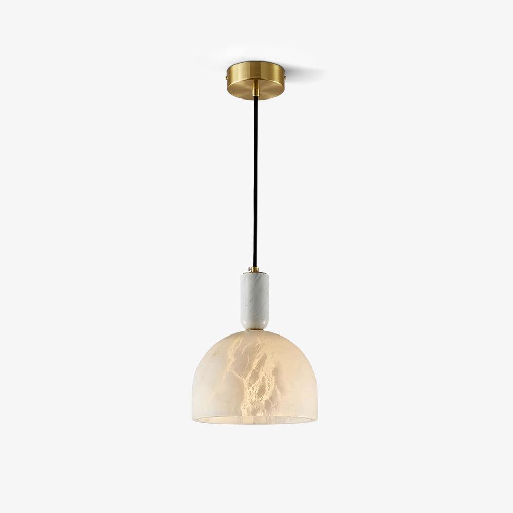 Leda Minimalistische Pendelleuchte aus Alabaster