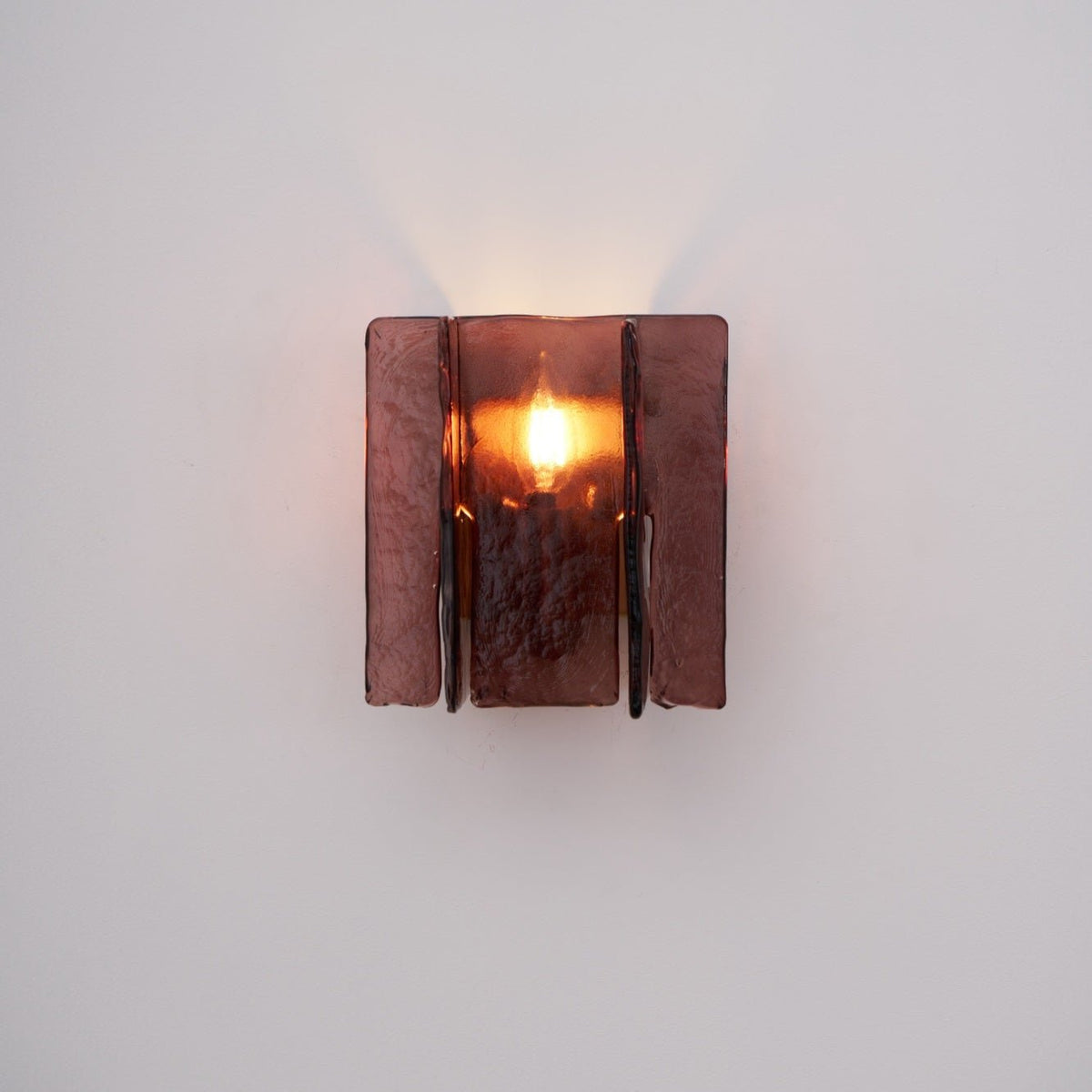 Celuaine Wandleuchte Messing Glas Transparent
