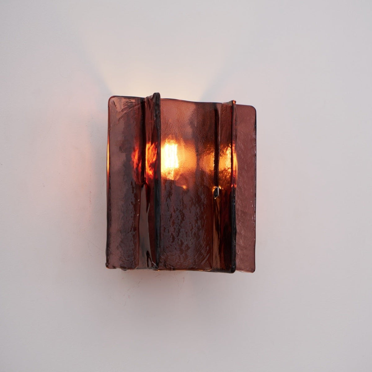 Celuaine Wandleuchte Messing Glas Transparent