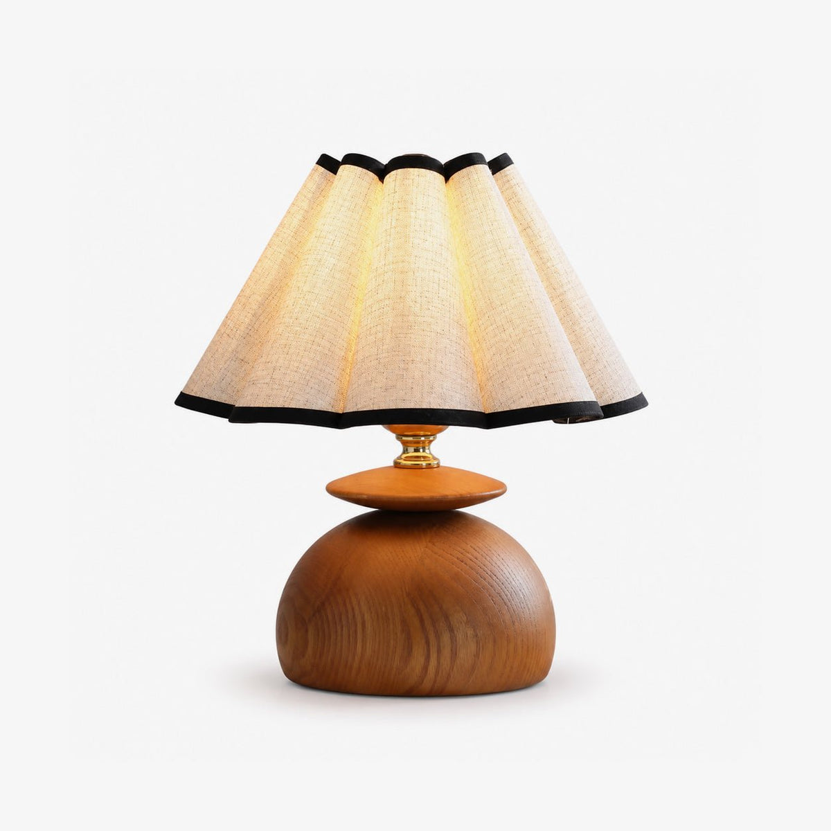 Anouk Tischleuchte aus Holz-Holz