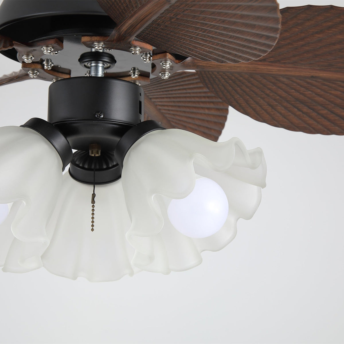 Qers Deckenventilator mit Beleuchtung