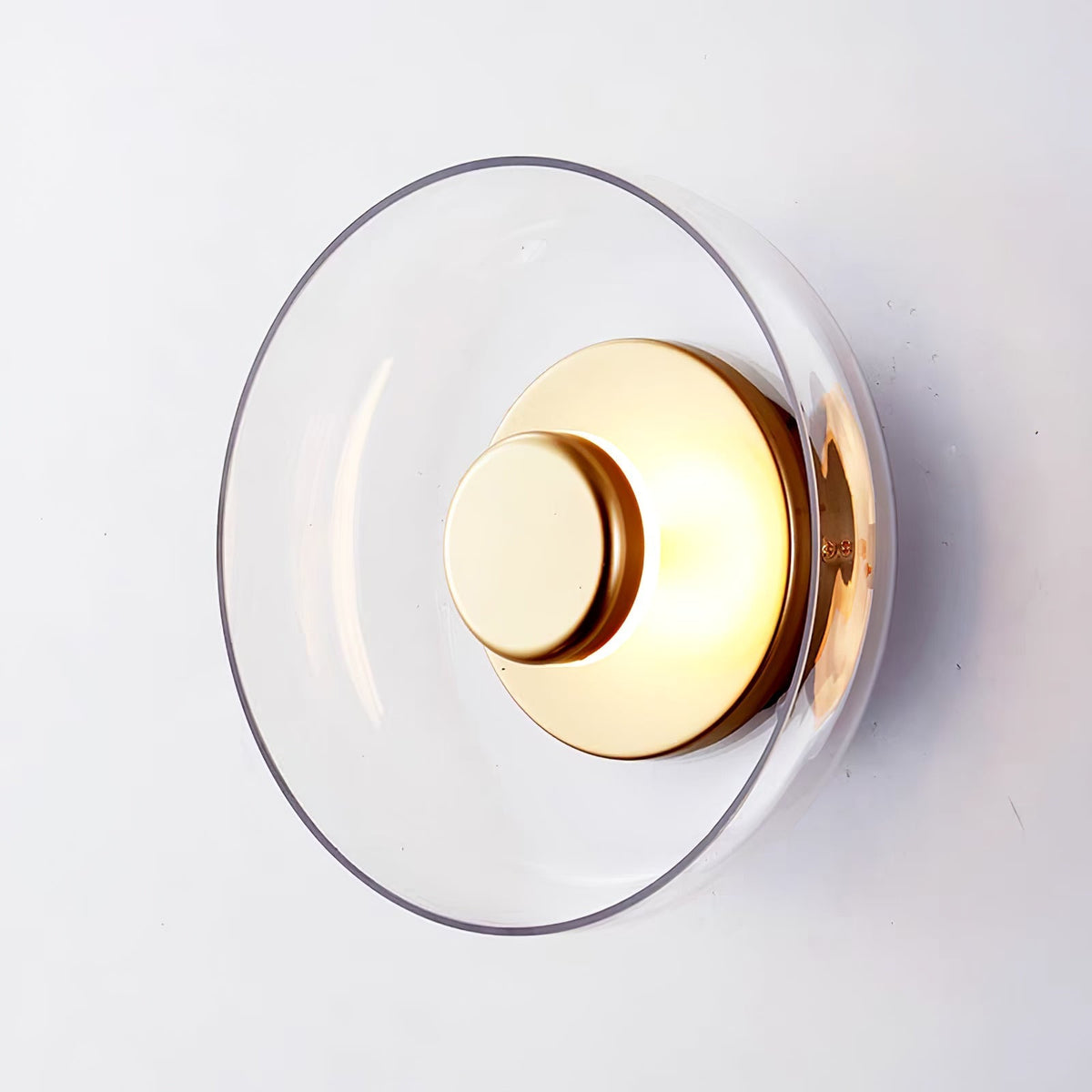 Aether Messing-Glas-Wandleuchte