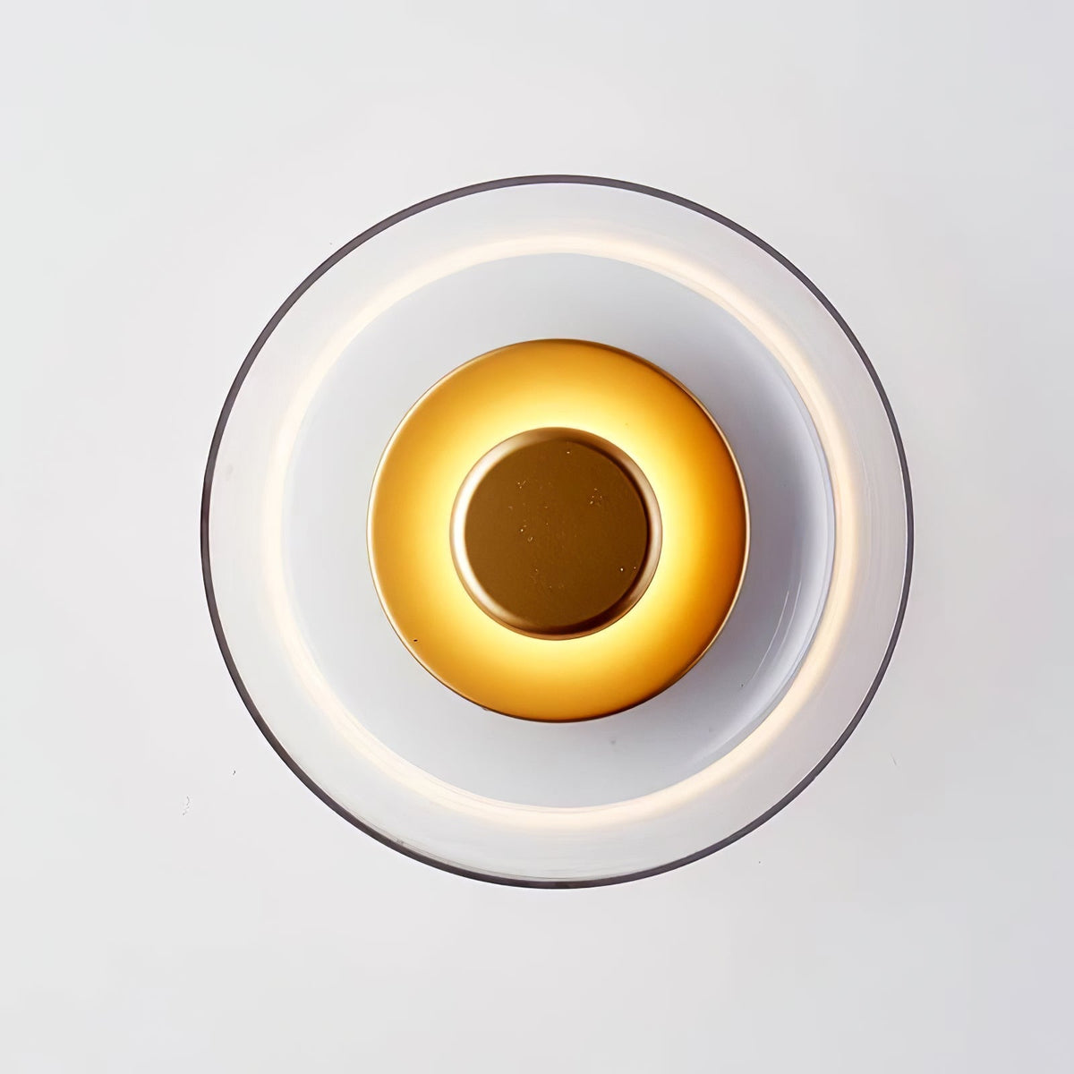 Aether Messing-Glas-Wandleuchte