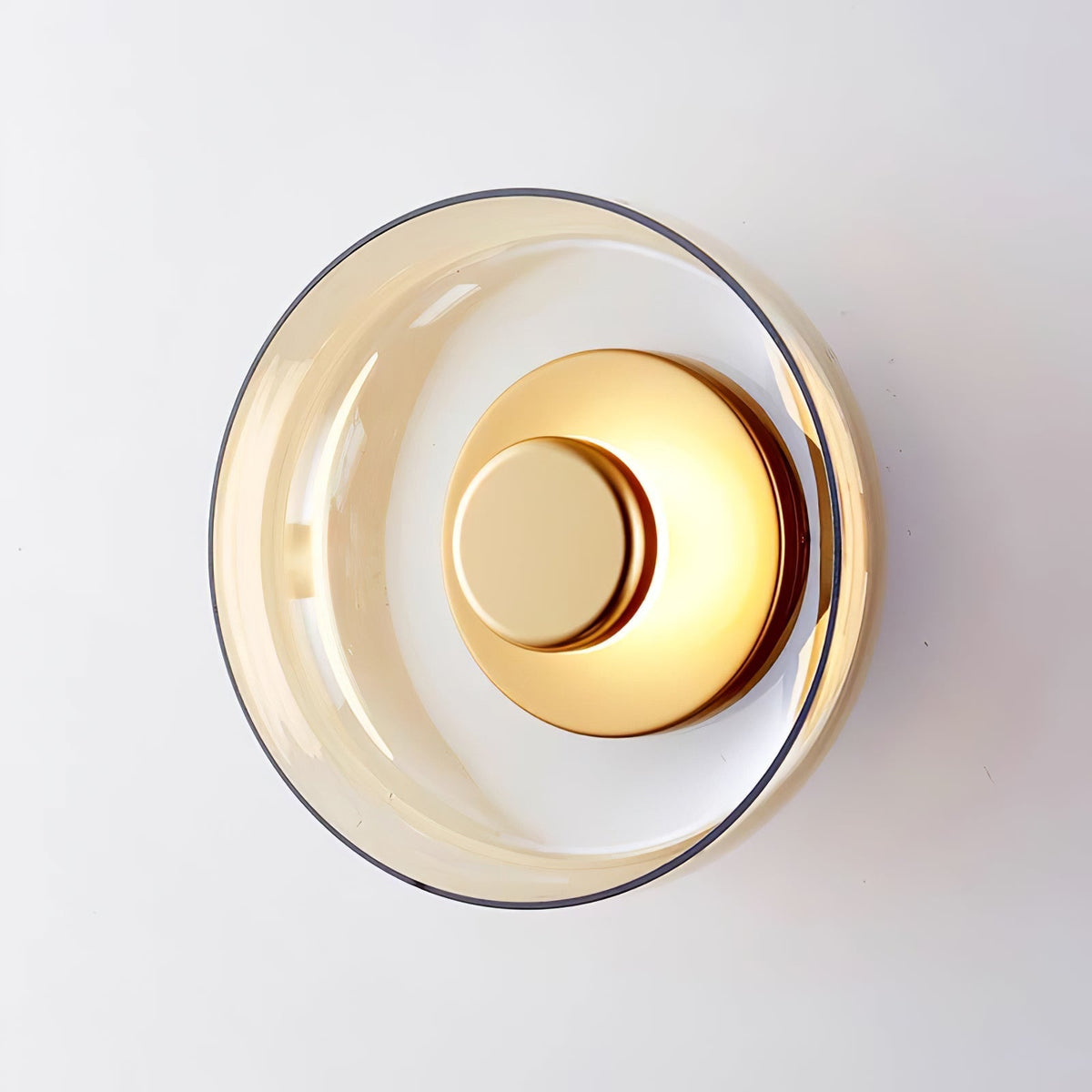 Aether Messing-Glas-Wandleuchte