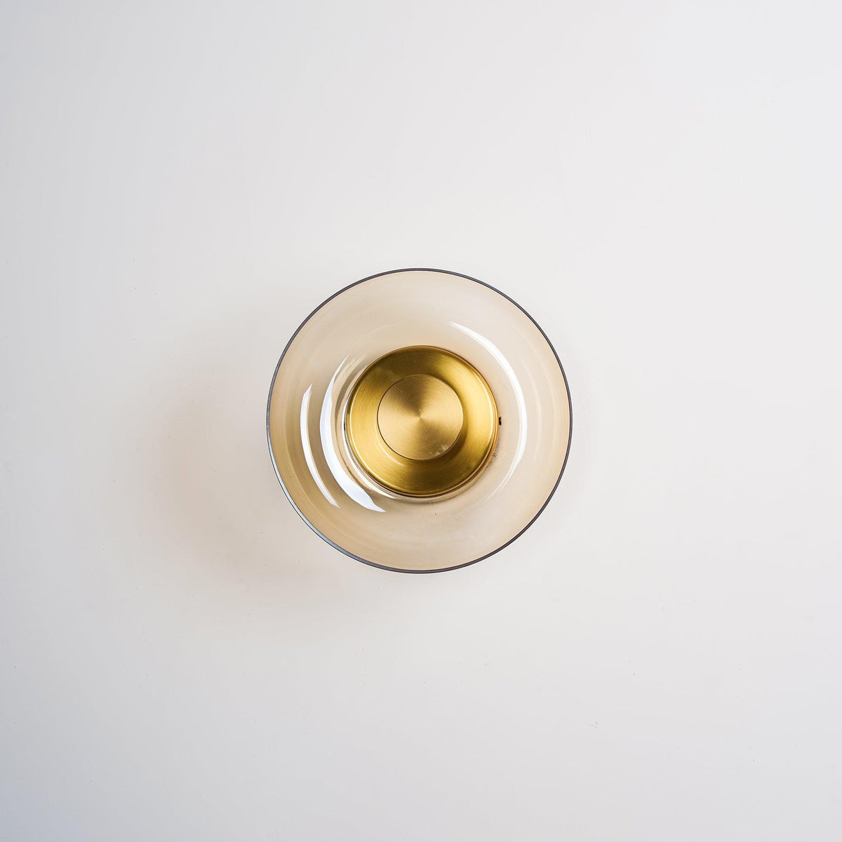 Aether Messing-Glas-Wandleuchte