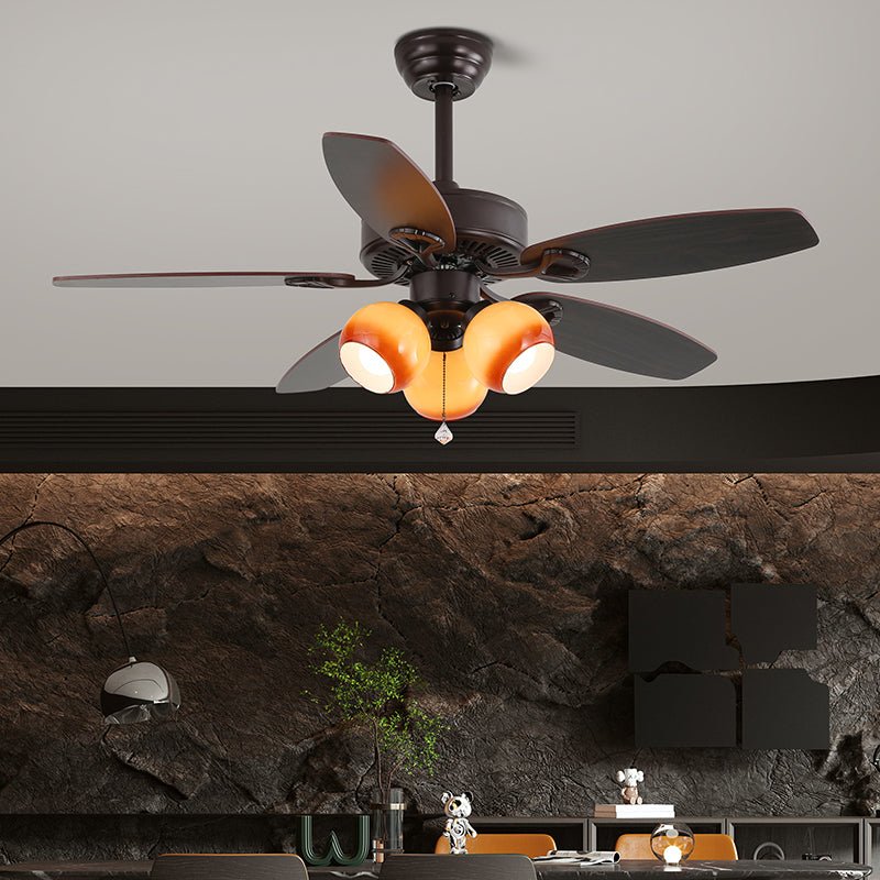 Ciraneon Vintage Deckenventilator mit Beleuchtung