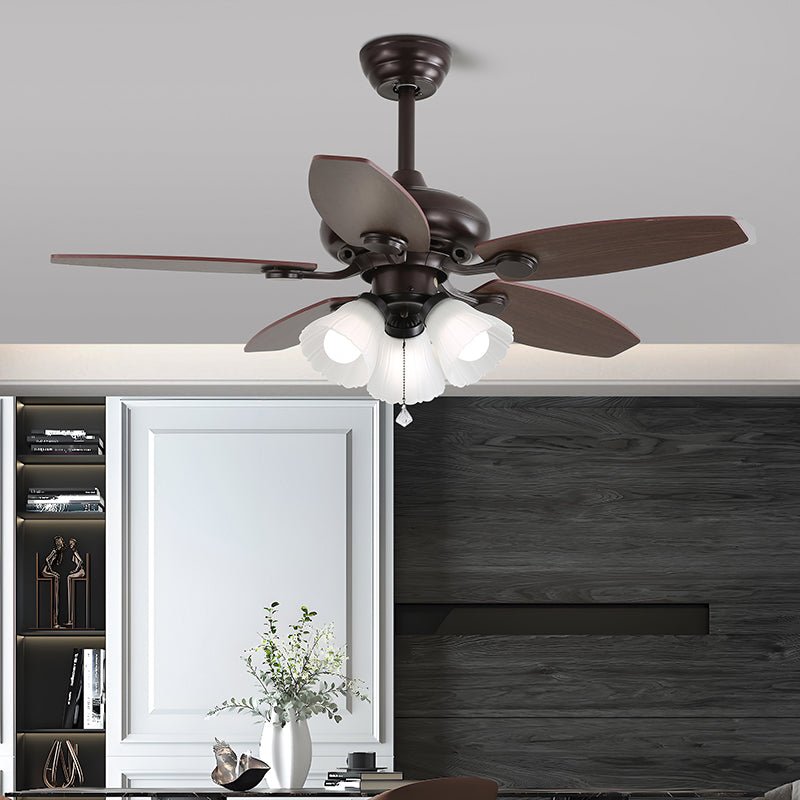 Ciraneon Vintage Deckenventilator mit Beleuchtung