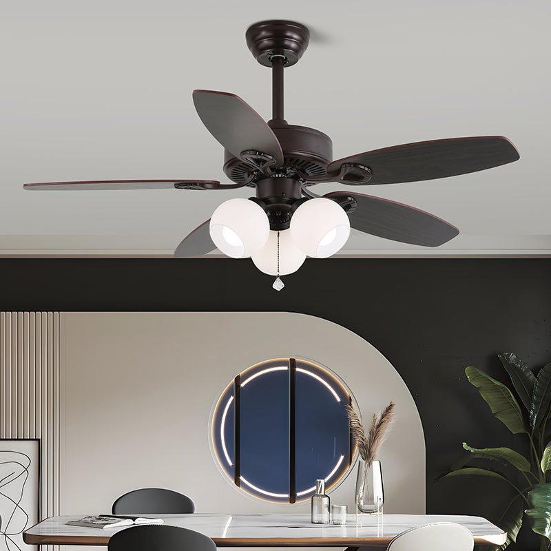 Ciraneon Vintage Deckenventilator mit Beleuchtung