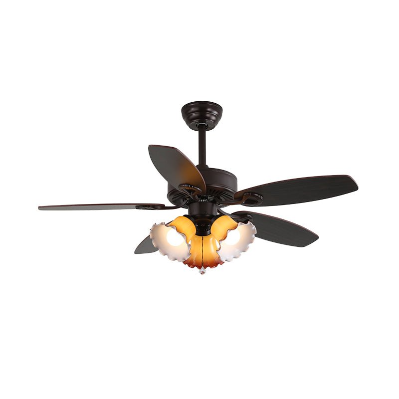 Ciraneon Vintage Deckenventilator mit Beleuchtung