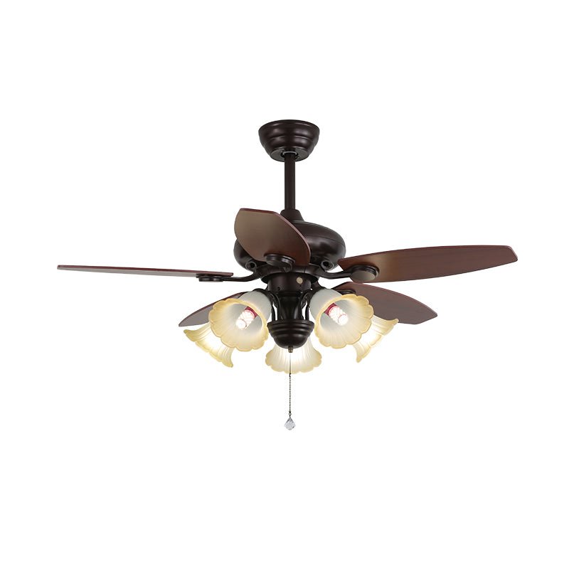 Ciraneon Vintage Deckenventilator mit Beleuchtung