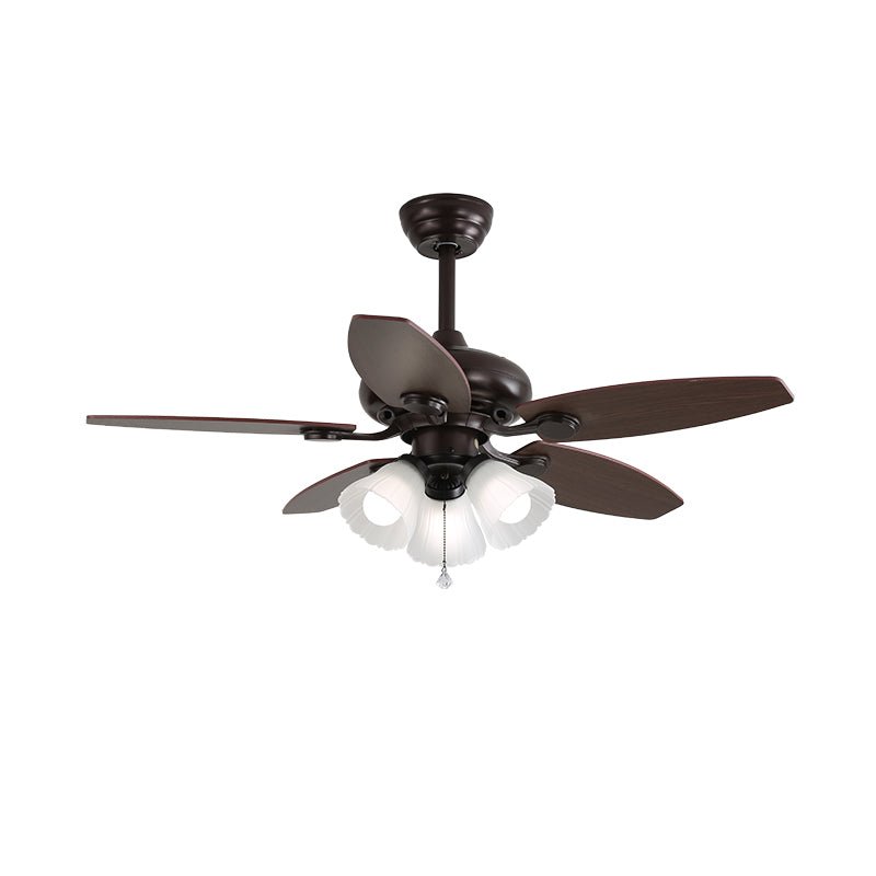Ciraneon Vintage Deckenventilator mit Beleuchtung