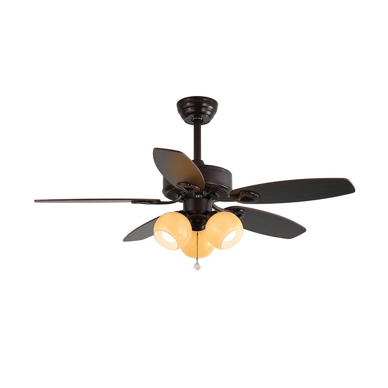 Ciraneon Vintage Deckenventilator mit Beleuchtung