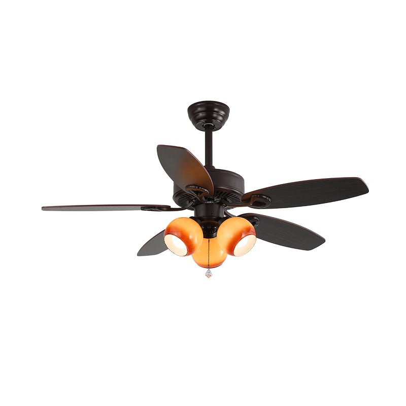 Ciraneon Vintage Deckenventilator mit Beleuchtung