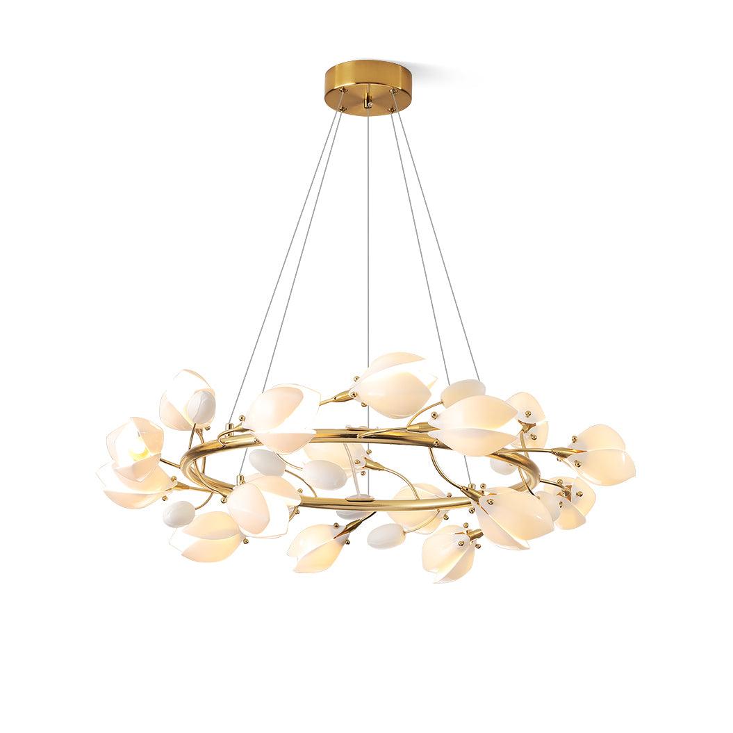 Uvess Premium Elegance Kronleuchter aus Keramik
