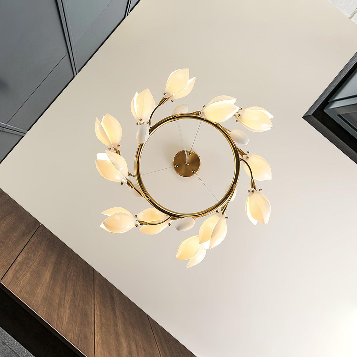 Uvess Premium Elegance Kronleuchter aus Keramik
