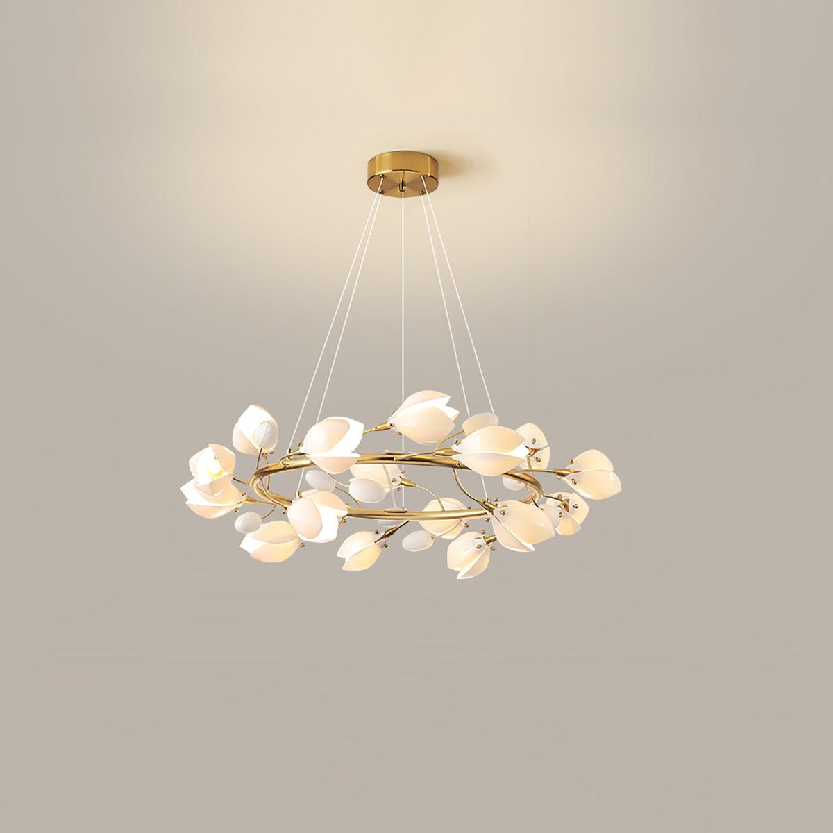 Uvess Premium Elegance Kronleuchter aus Keramik