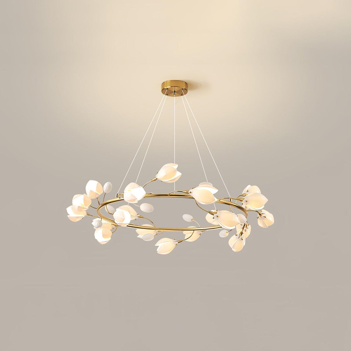 Uvess Premium Elegance Kronleuchter aus Keramik