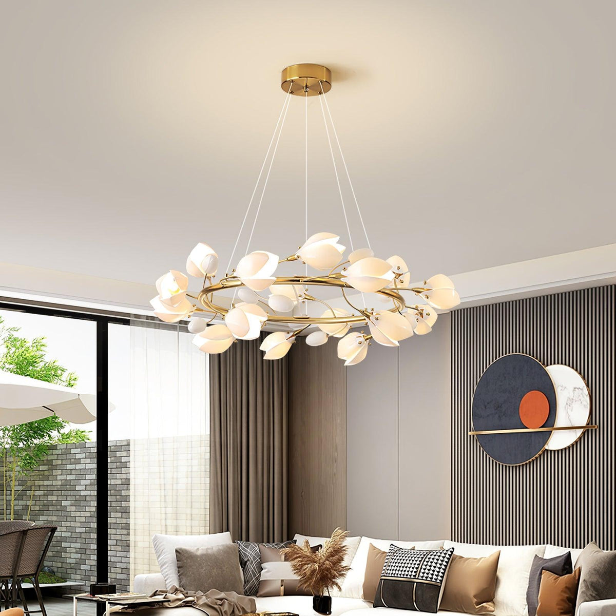 Uvess Premium Elegance Kronleuchter aus Keramik