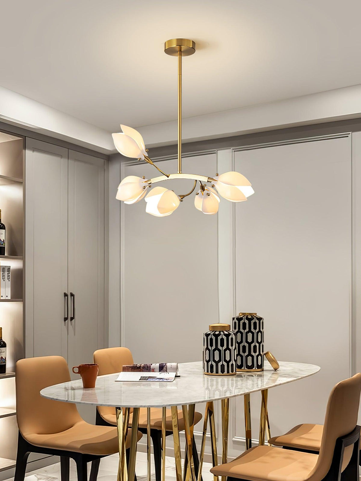 Uvess Premium Elegance Kronleuchter aus Keramik