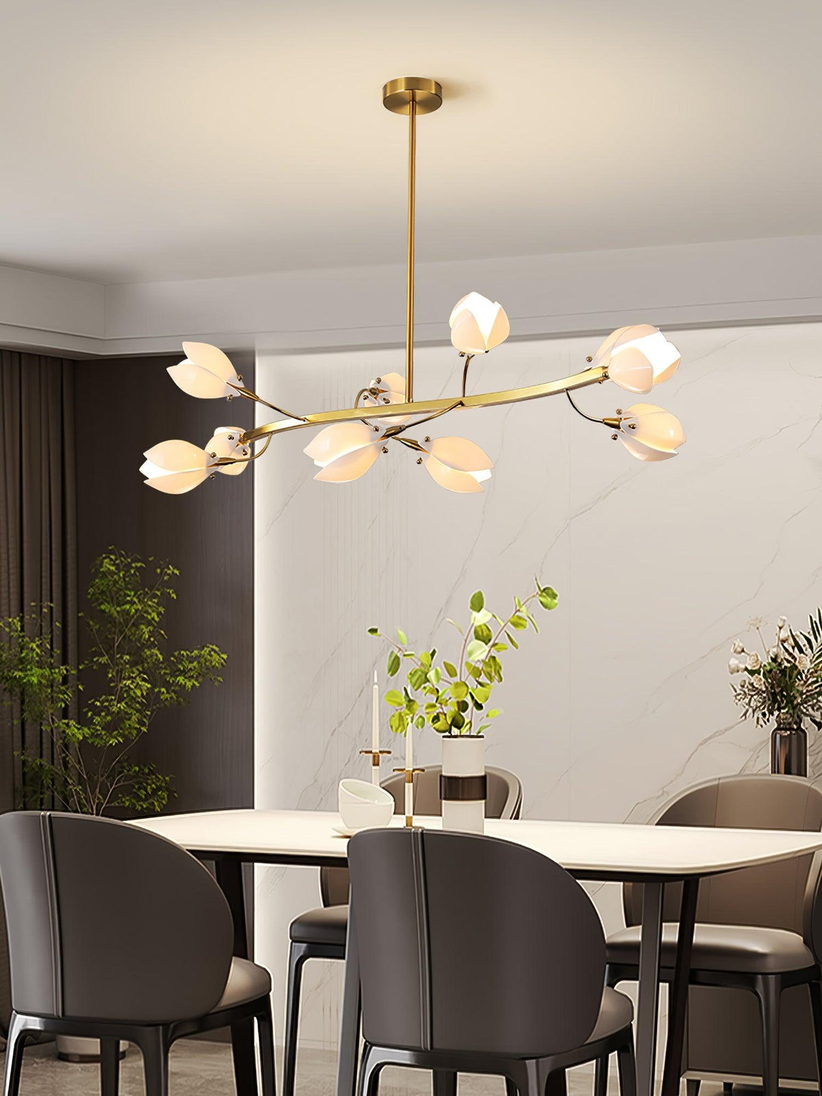 Uvess Premium Elegance Kronleuchter aus Keramik