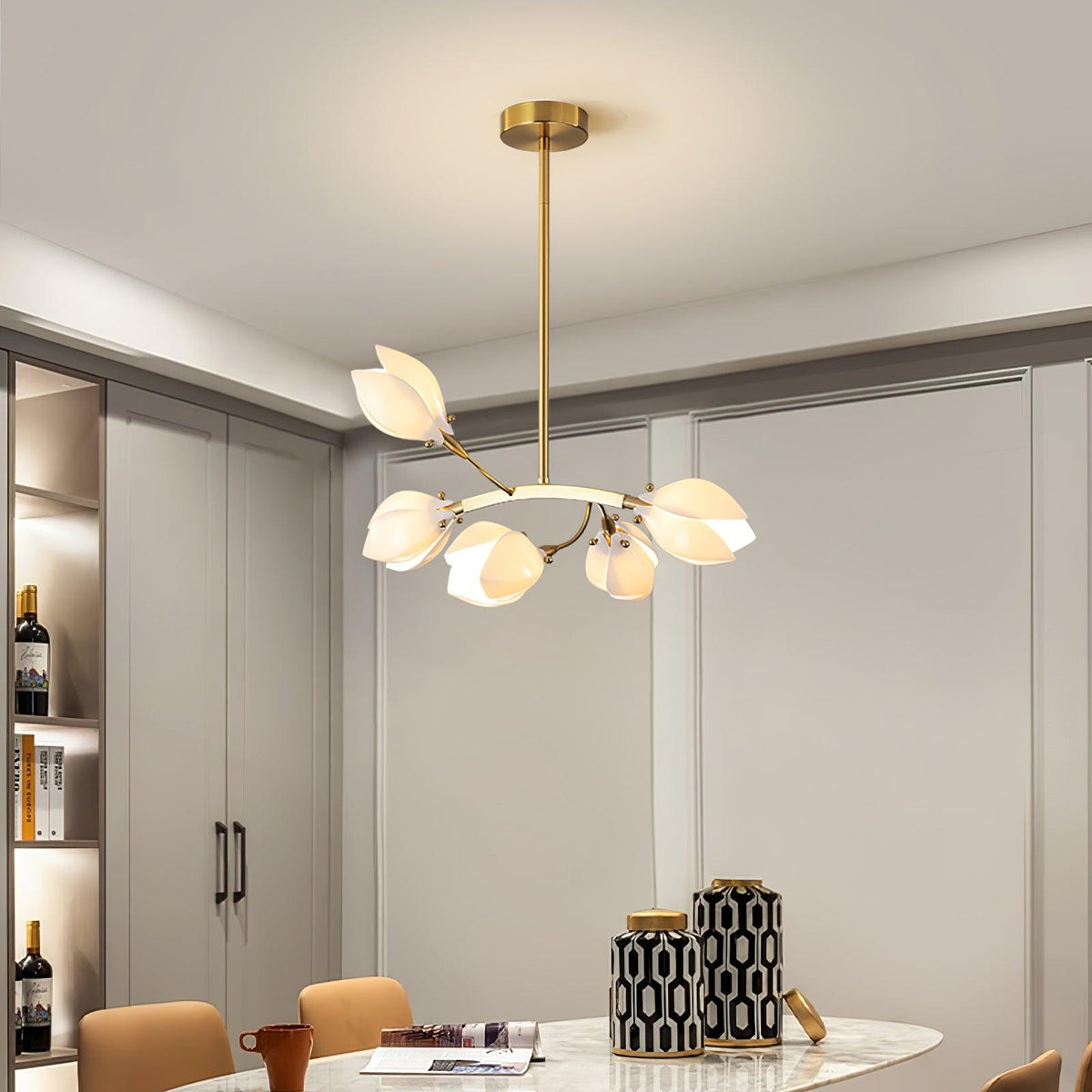 Uvess Premium Elegance Kronleuchter aus Keramik