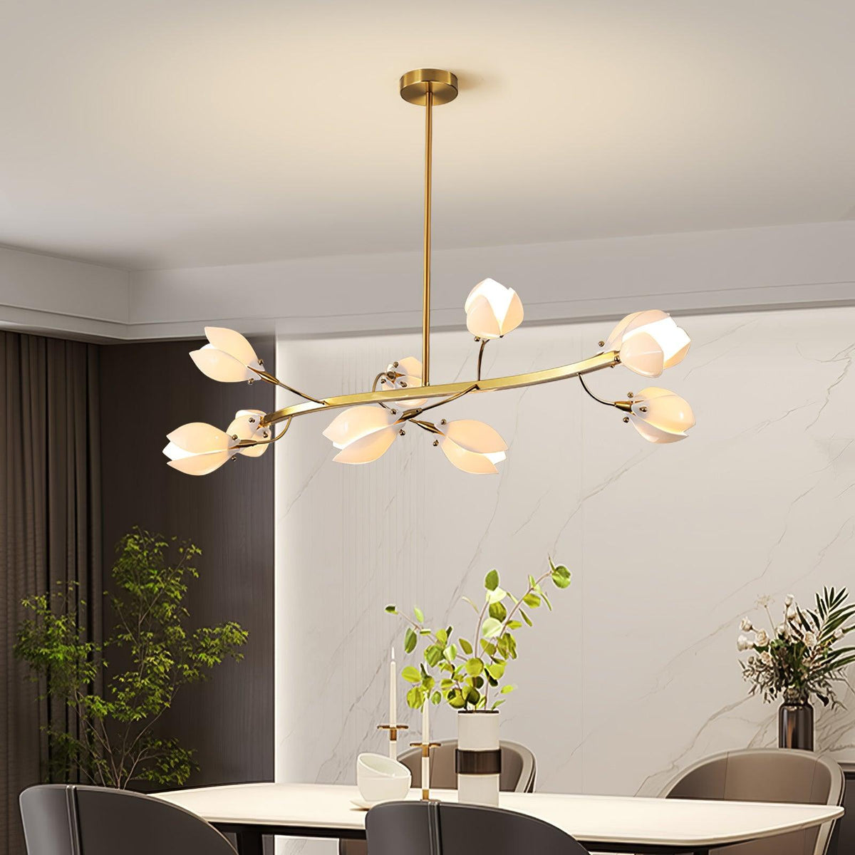 Uvess Premium Elegance Kronleuchter aus Keramik