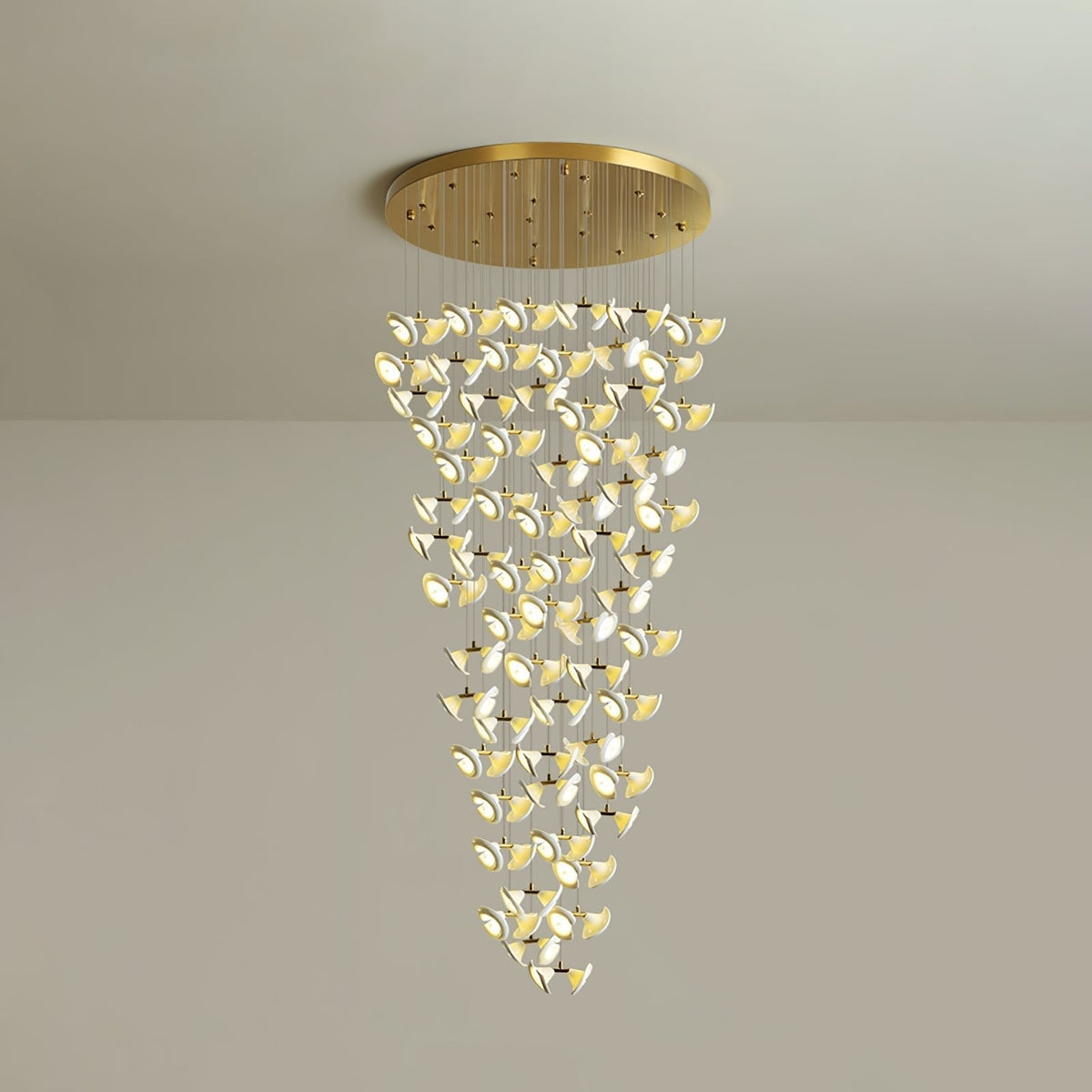 Ernoreth Art Deco Keramik Kronleuchter