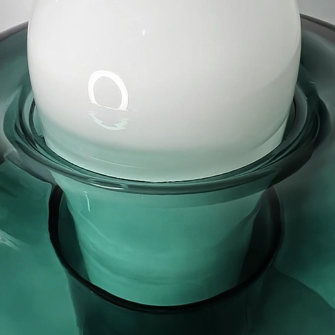 Navlen Tischleuchte aus grünem Glas