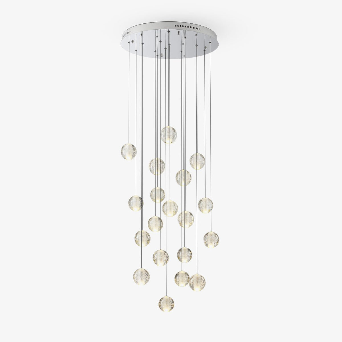 Kristall-Kugel-Cluster-Pendelleuchte