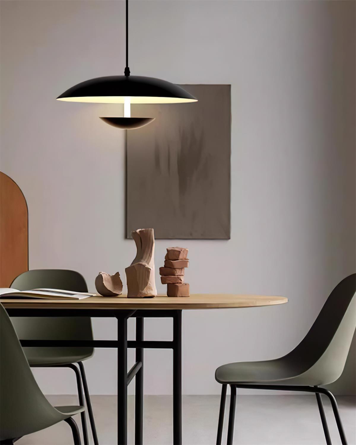 Veliina Pendelleuchte Schwarz Minimalistisch