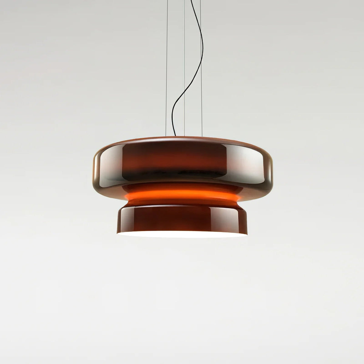 Zerithce Pendelleuchte aus Glas, modern minimalistisch für Wohnzimmer | Cielum