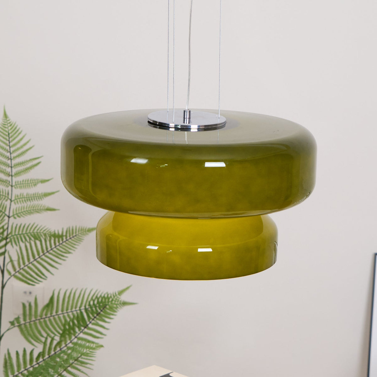 Zerithce Pendelleuchte aus Glas, modern minimalistisch für Wohnzimmer | Cielum