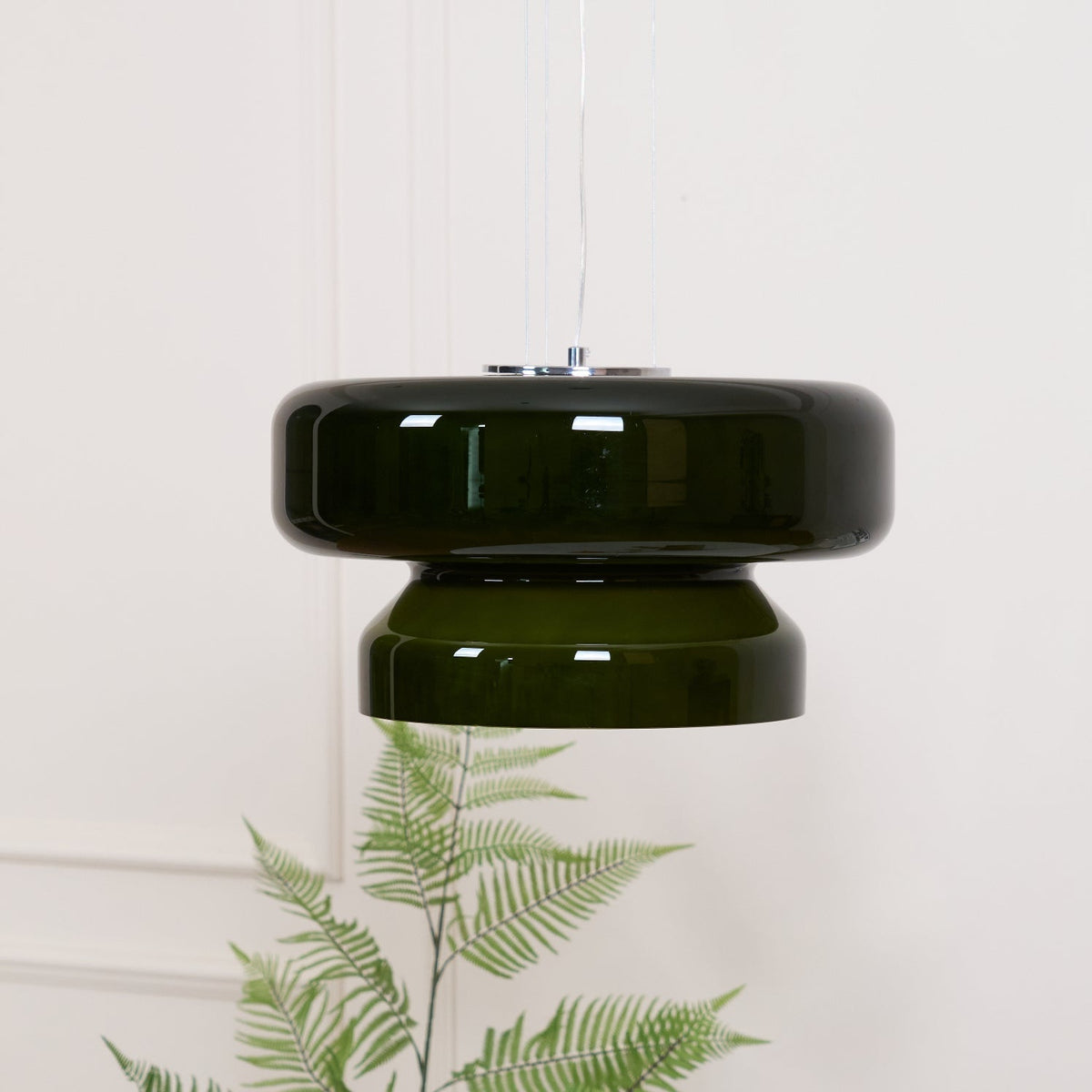 Zerithce Pendelleuchte aus Glas, modern minimalistisch für Wohnzimmer | Cielum