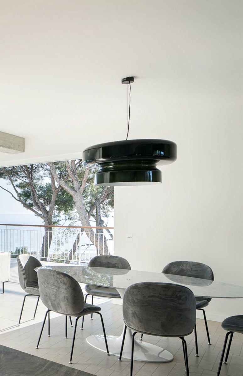 Zerithce Pendelleuchte aus Glas, modern minimalistisch für Wohnzimmer | Cielum