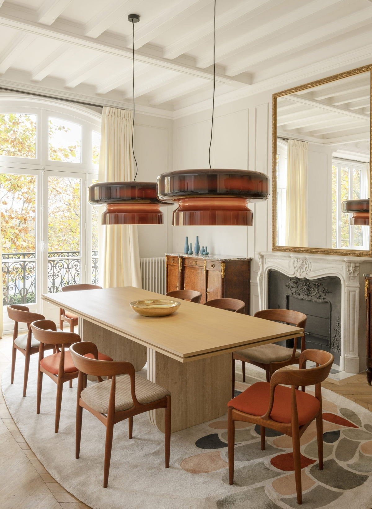 Zerithce Pendelleuchte aus Glas, modern minimalistisch für Wohnzimmer | Cielum