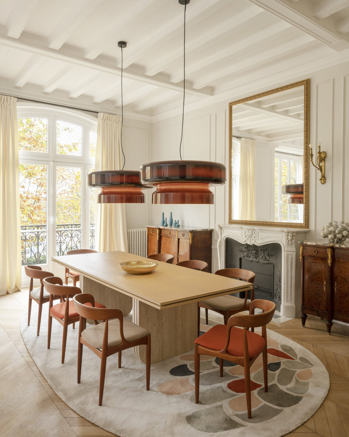 Zerithce Pendelleuchte aus Glas, modern minimalistisch für Wohnzimmer | Cielum