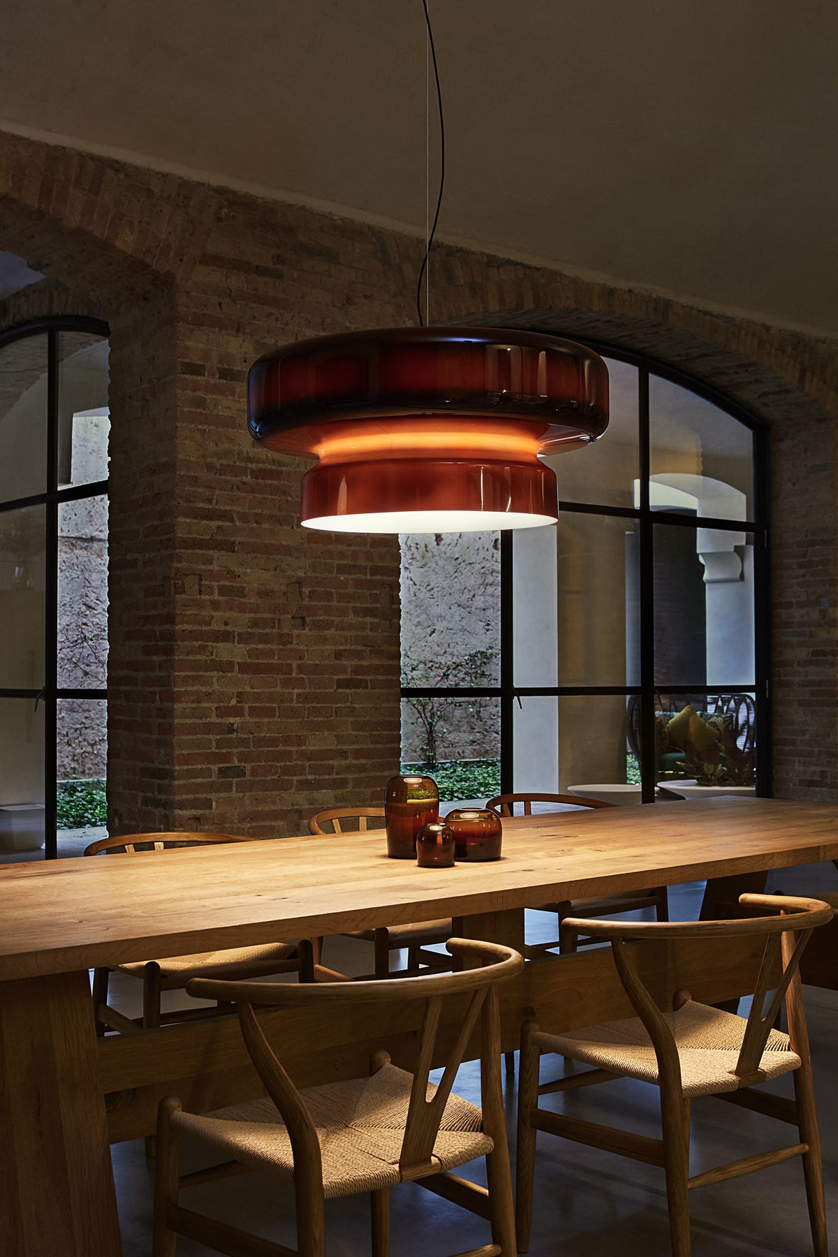 Zerithce Pendelleuchte aus Glas, modern minimalistisch für Wohnzimmer | Cielum