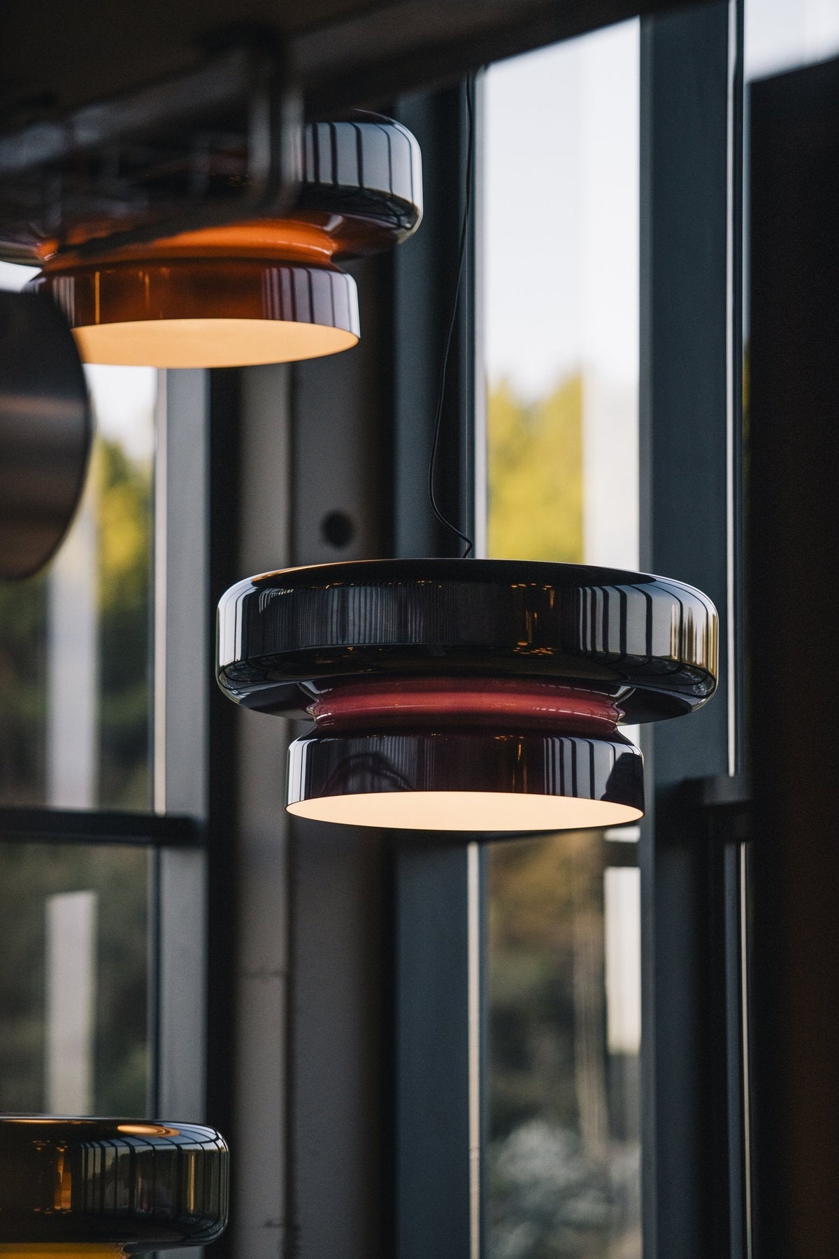 Zerithce Pendelleuchte aus Glas, modern minimalistisch für Wohnzimmer | Cielum