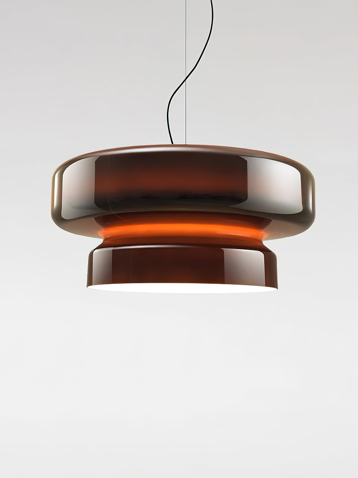 Zerithce Pendelleuchte aus Glas, modern minimalistisch für Wohnzimmer | Cielum