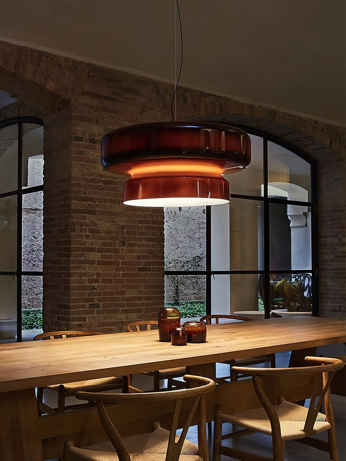 Zerithce Pendelleuchte aus Glas, modern minimalistisch für Wohnzimmer | Cielum