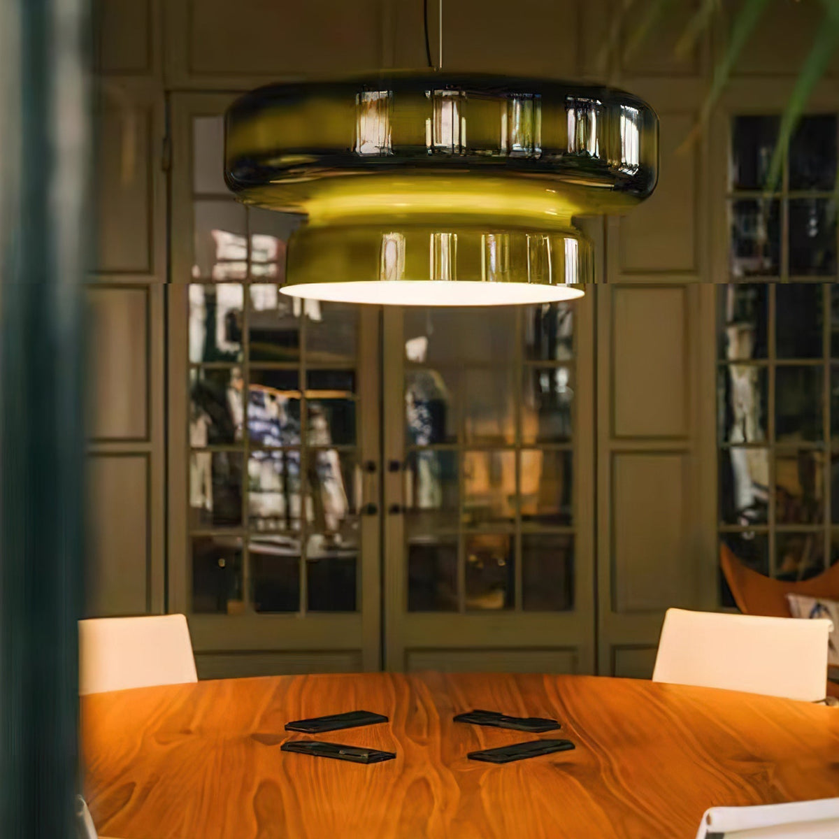 Zerithce Pendelleuchte aus Glas, modern minimalistisch für Wohnzimmer | Cielum