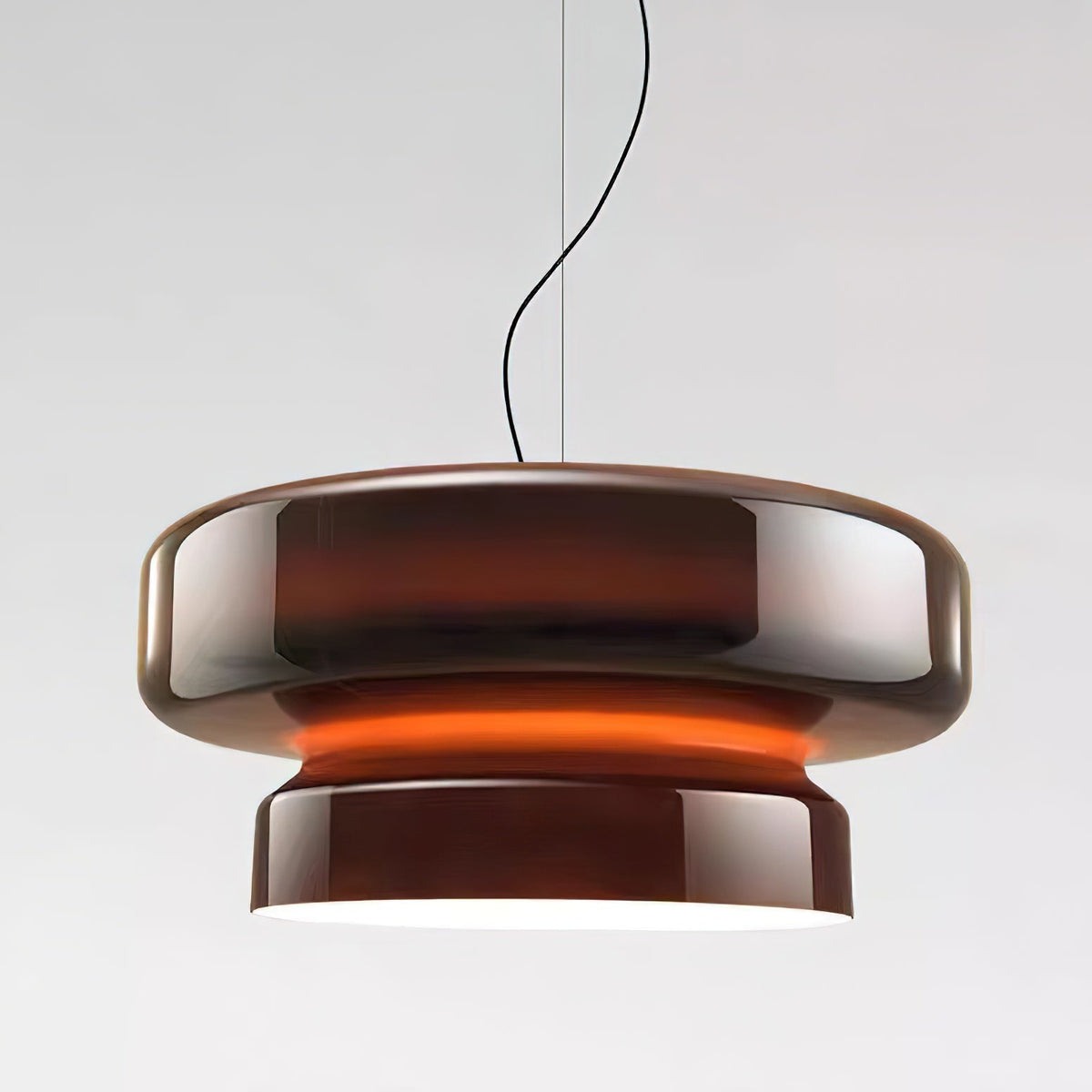 Zerithce Pendelleuchte aus Glas, modern minimalistisch für Wohnzimmer | Cielum
