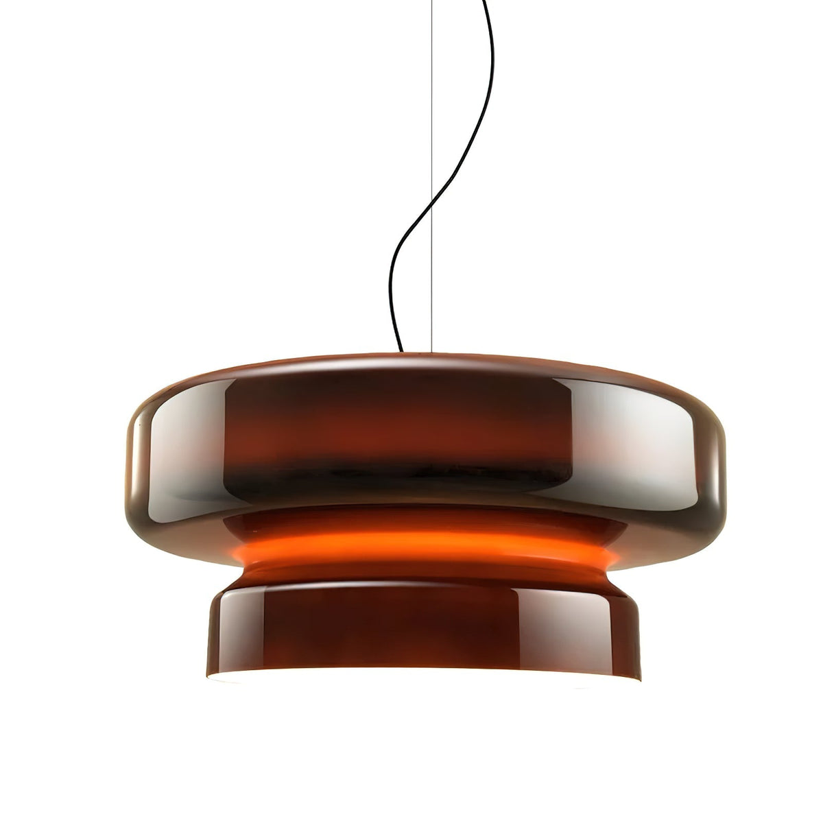 Zerithce Pendelleuchte aus Glas, modern minimalistisch für Wohnzimmer | Cielum